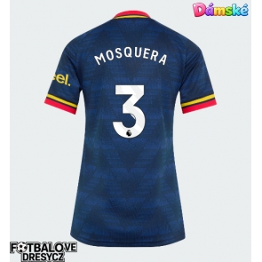 Arsenal Cristhian Mosquera #3 Dámské Venkovní Dres 2026-27 Krátký Rukáv Arsenal Cristhian Mosquera #3 Dámské Venkovní Dres 2026-27 Krátký Rukáv